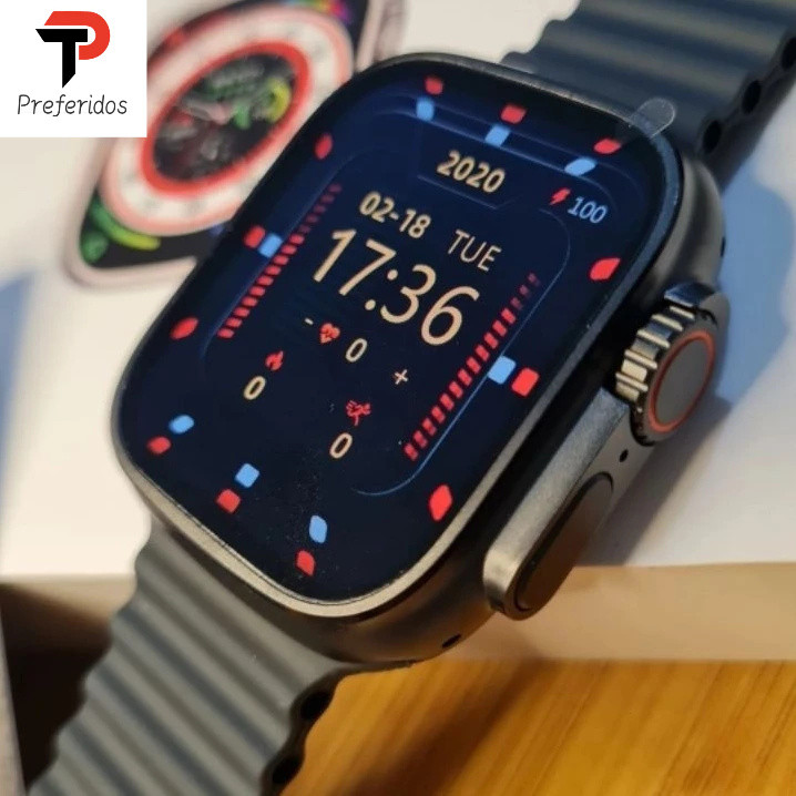 Original 2024 Série smartwatch 1.9 HD 8 Ultra grande tela Inteligente Digital Masculino Feminino Impermeável Smartwatch Moda