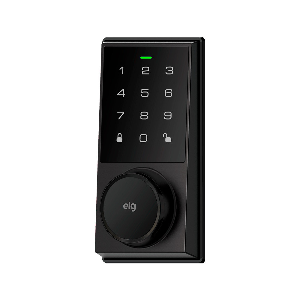 Fechadura Digital Smart Lock, Senha Numérica Touchscreen, IP54, 50 Usuários, Preto, SCFD100PR, ELG