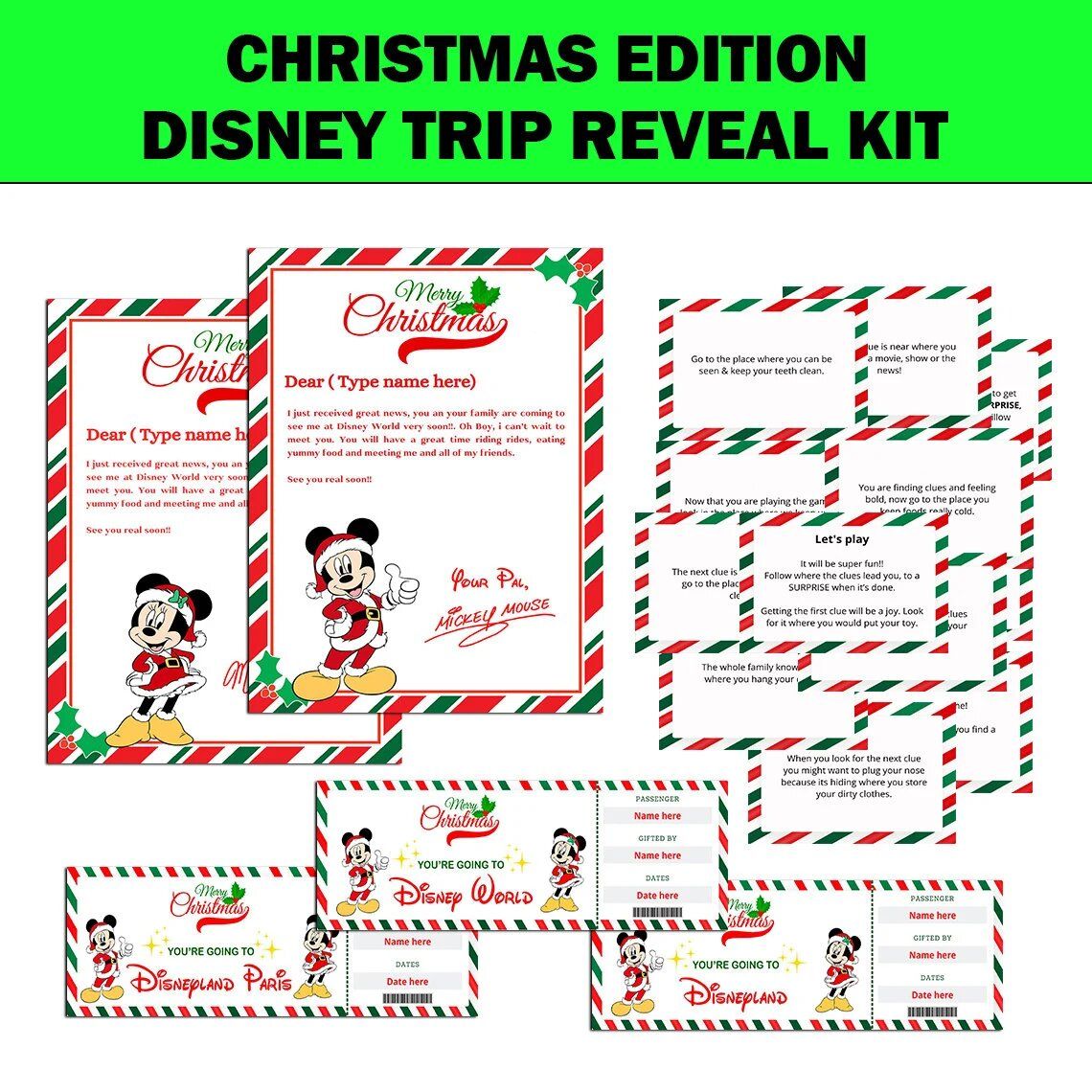 Disney Christmas Trip Reveal