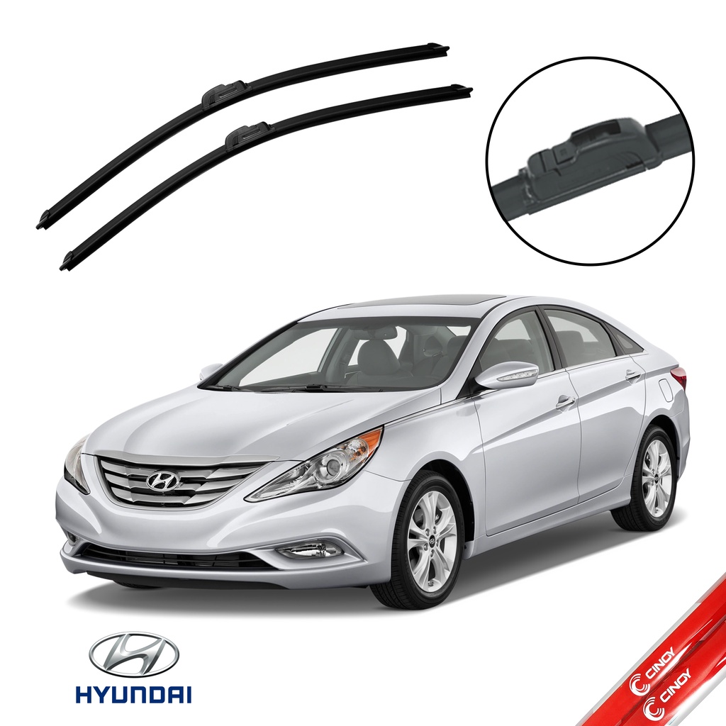Par De Palhetas Do Parabrisa Dianteiro Hyundai Sonata 2010 2011 2012 2013 2014