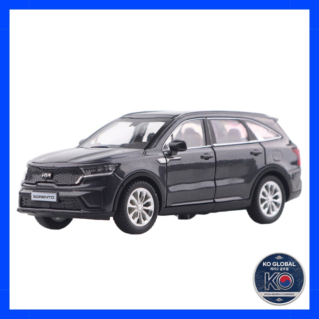 [Coréia] 🇰🇷 [KIA] Mini Carro Fundido Sorento , 1 Unidade/Modelo Colecionável
