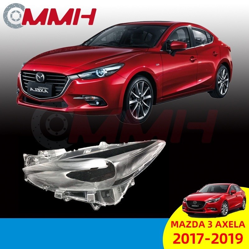 Mazda 3 mazda3 Axela Farol Sedan (2017-2019) Tampa Do Da Lâmpada Principal Luz Lente Abajur Shellau
