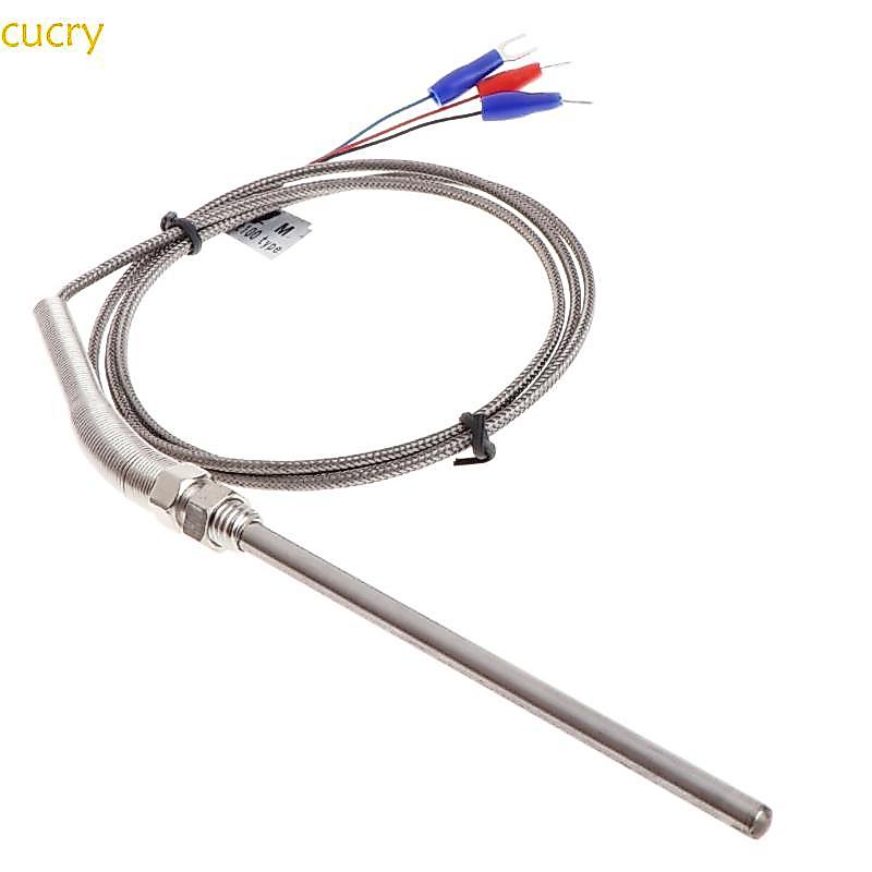 cucry Professional Pt100 Termopar Rosca Comprimento 1 Metro-Sonda 5mm X 100mm