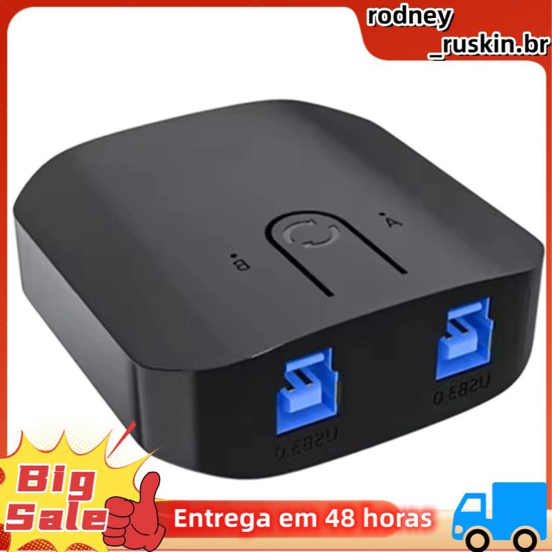 Switch KVM Box Para Teclado De Mouse De Monitor
