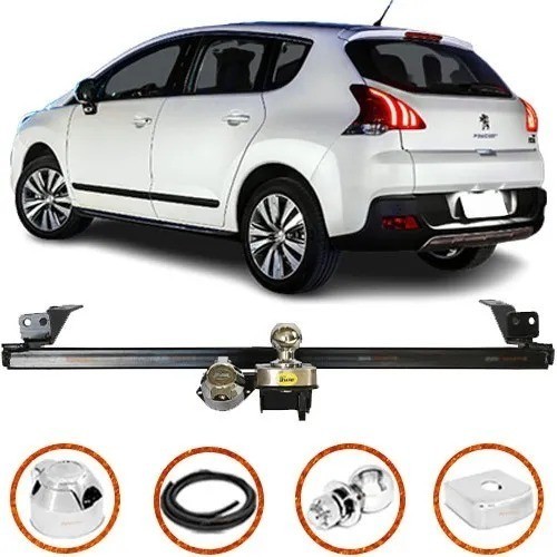 Engate Fixo Peugeot 3008 2009 2010 2011 2012 2013 2014 2015 2016 2017 700kg Homologado Inmetro