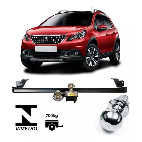 Engate Reboque Peugeot 3008 2009 2010 2012 2012 2013 2014 2015 2016 2017 700kg Rabicho