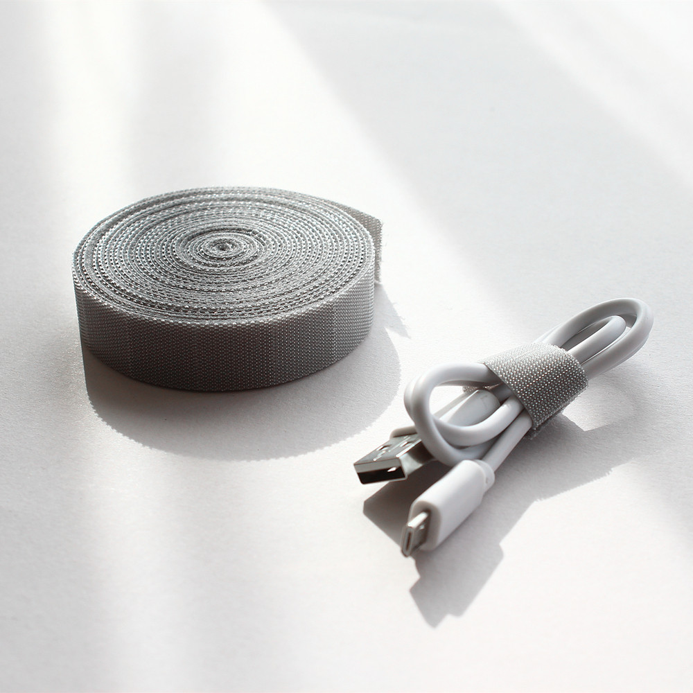 Tio Dake Free Hand-Tear Cable Organizer Velcro Thread Dyer Tie Strip 3m Fita de fixação de cabo