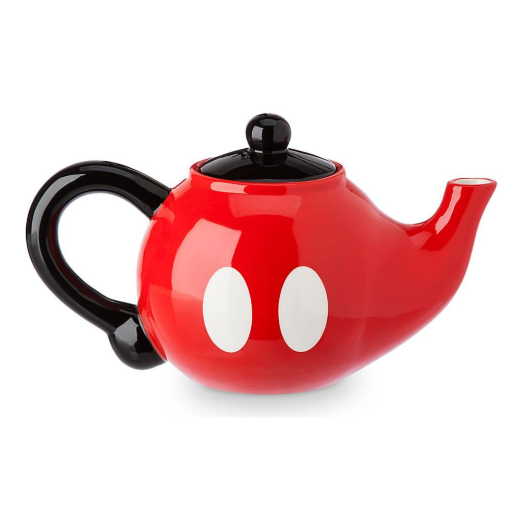 Bule Mickey Mouse Original Cerâmica 1,18L Colorful Kitchen Colecionável