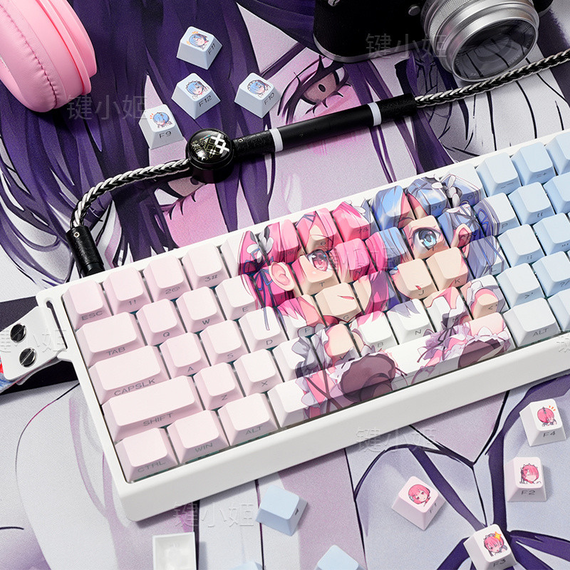 Keycap Remm Shine-Through Double-Shot Cherry Profile 131-key