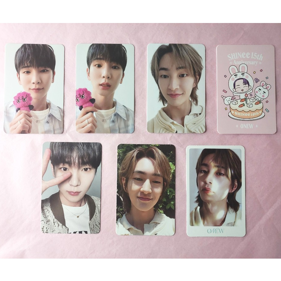 SHINee 15th Anniversary The Moment Of Shine Official Photocard Onew Key KPOP