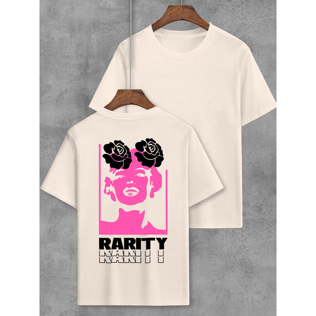 Camiseta Over Street Estilo Urbano, Blusa Com Estampa Nas Costas Inspirada Em Diva Retrô