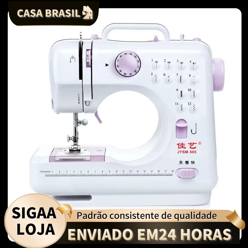 Máquina de Costura Full‑Auto para Casa – Operação Manual e Automática