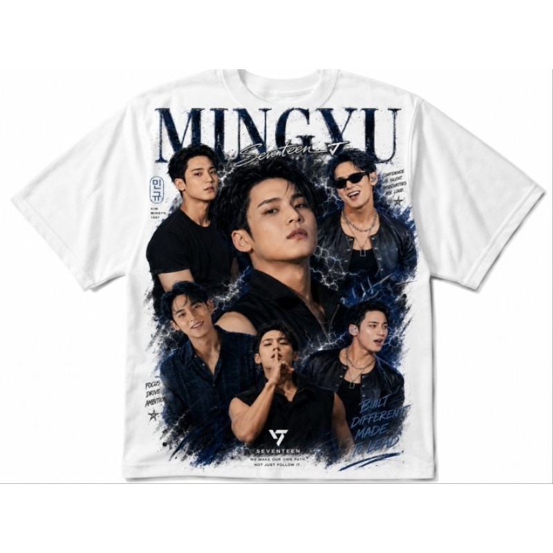 Camiseta SEVENTEEN K-pop | Full Print | Camisa Unissex Fã CARAT | S.COUPS MINGYU JEONGHAN HOSHI WOOZI JUN JOSHUA THE8