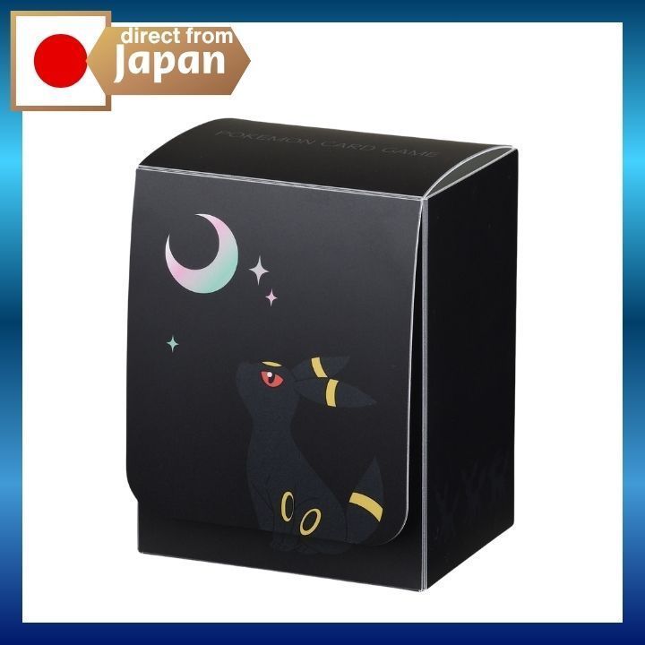 Pokemon Card Game Umbreon Under Moonlight Deck Case – Official TCG Card Storage Box with 2 Dividers