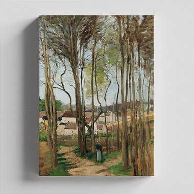 Quadro Canvas The Village Through The Trees Borda Infinita 40x60cm