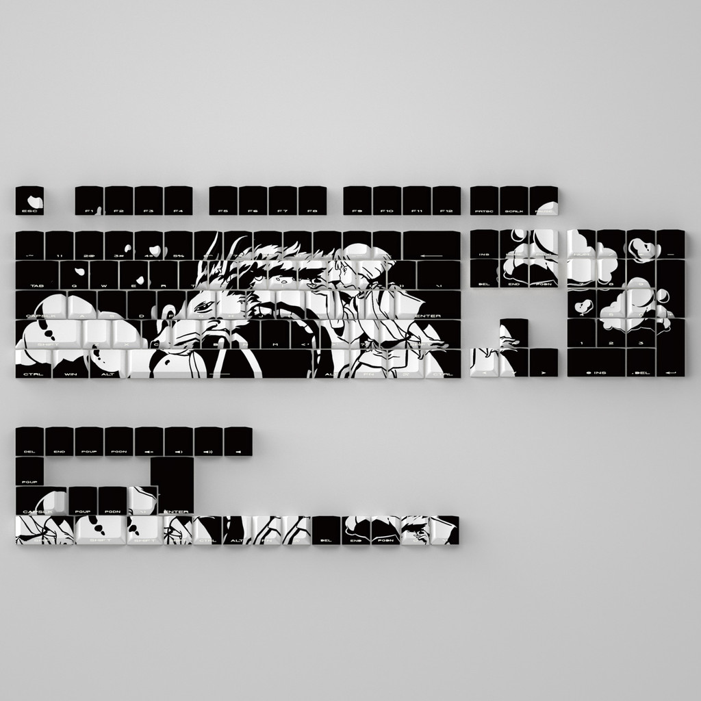 Spirited Away Cherry Profile Shine-Through Side-print Conjunto De Teclas PBT De Tiro Duplo 130