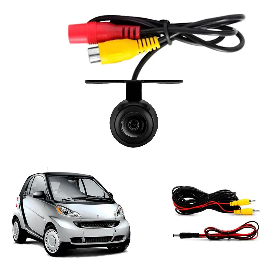 Camera De Ré Borboleta Hd Smart Fortwo 2013 2014 2015