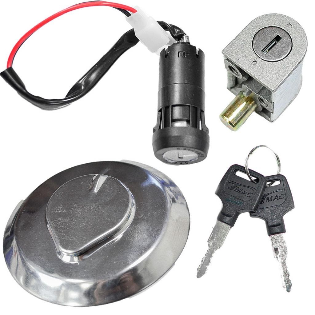 Kit Chave Igniçao Cg 125 Titan 2002 Á 2004 Completo 5 Peças