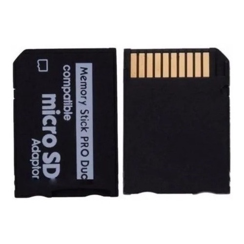 Cartão Sd Adaptador Memory Stick Pro Duo - Psp Para Sd Lançamento