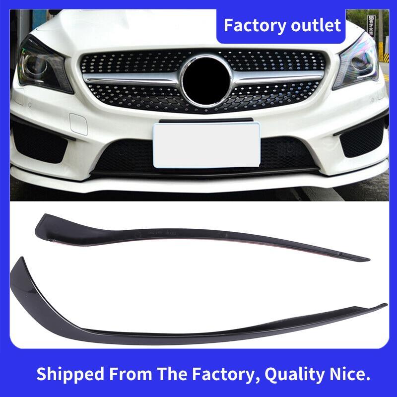 Amortecedor Dianteiro Divisor Spoiler Guarnição Para W117 C117 CLA Classe CLA45 CLA200 CLA220 CLA250 CLA260 2013-2015