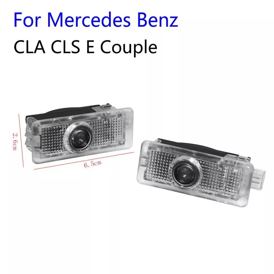 2 Pçs Led Luz Da Porta Do Carro Laser Projetor Logotipo De Boas-Vindas Para Mercedes Benz CLA AMG C117 CLS W218 X218 W11