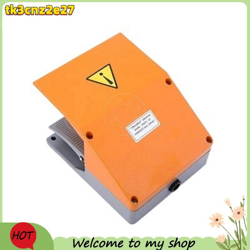 YDT1-15 Pedal Momentâneo Interruptor De Pé Dual Treadle Comtrol Controle 250V 380V 10A Para Máquina De Dobrar De Perfura