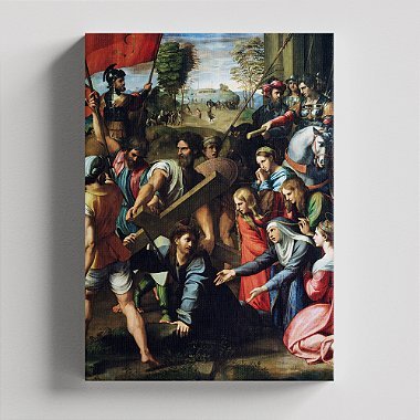 Quadro Canvas Christ Falling on the Road to Calvary Borda Infinita 60x90cm
