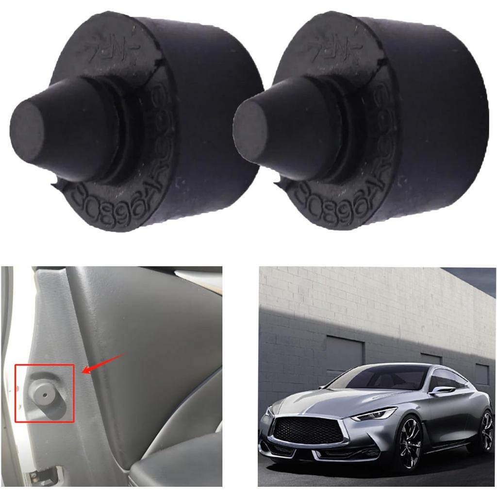 2 Peças de Batente de Borracha para Porta |   Compatível com Infiniti Q45, Q50, Q60, QX56, QX80 e Nissan Armada (2017-20