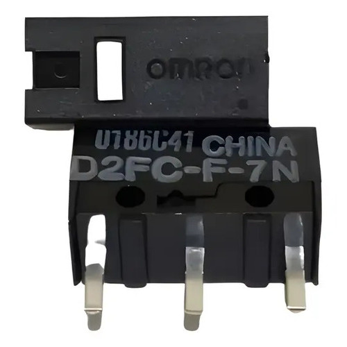 Micro Switch Omron D2fc-f-7n 20m Para Mouse Gamer Clique Reposição Compatível - Kit Com 2 Peças