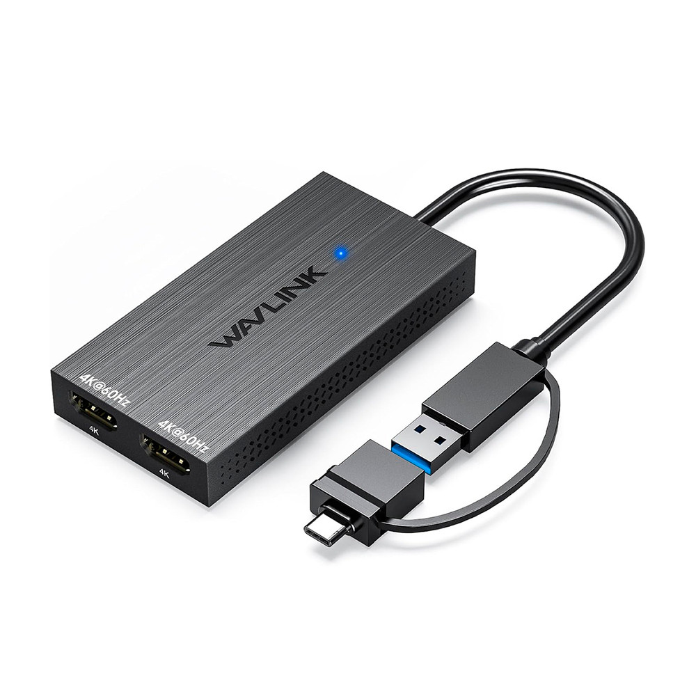 Wavlink Adaptador USB C/A para Dual HDMI 4K 60Hz Monitor