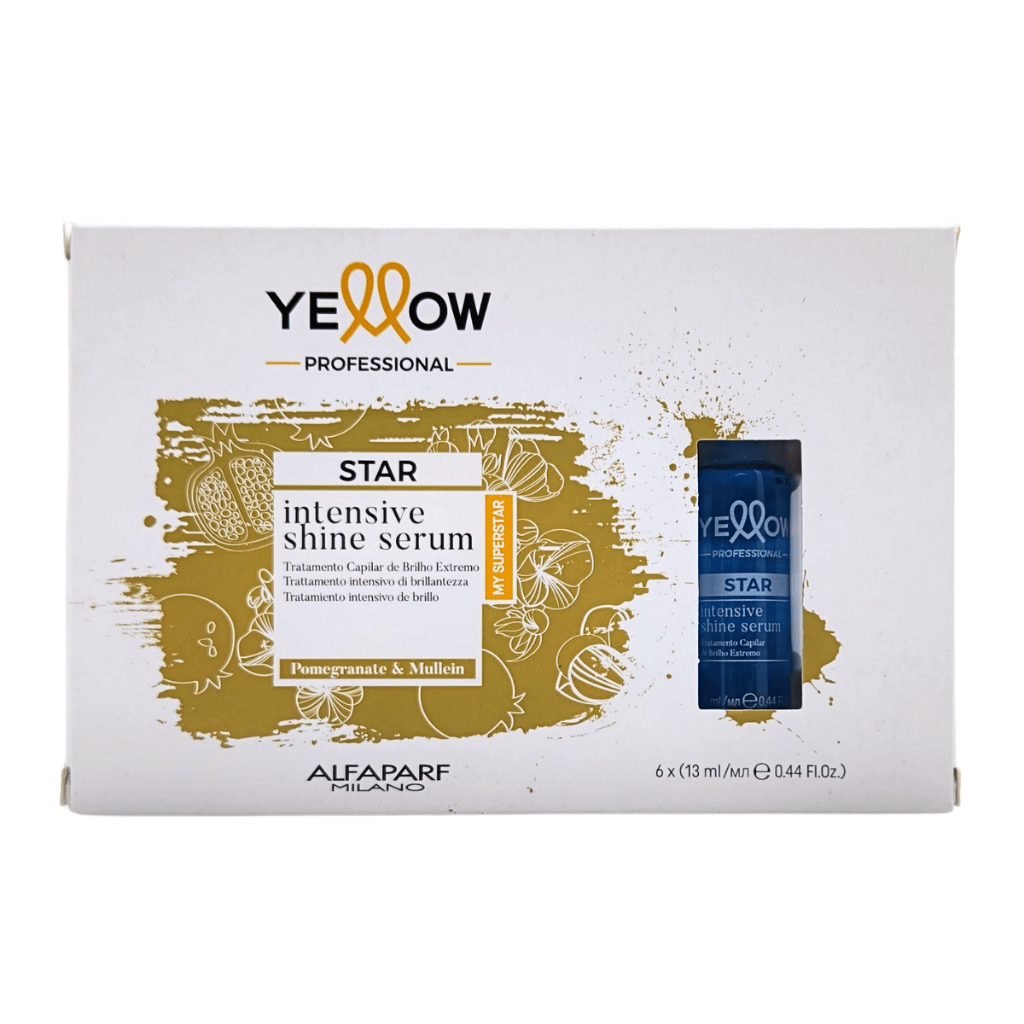 Ampola Capilar Yellow Star Intensive Shine Sérum 6x3ml - Brilho e Maciez