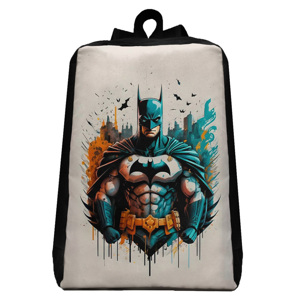 Mochila Batman Anime Infantil Masculino Volta as Aulas Bolsa de Costa Escolar