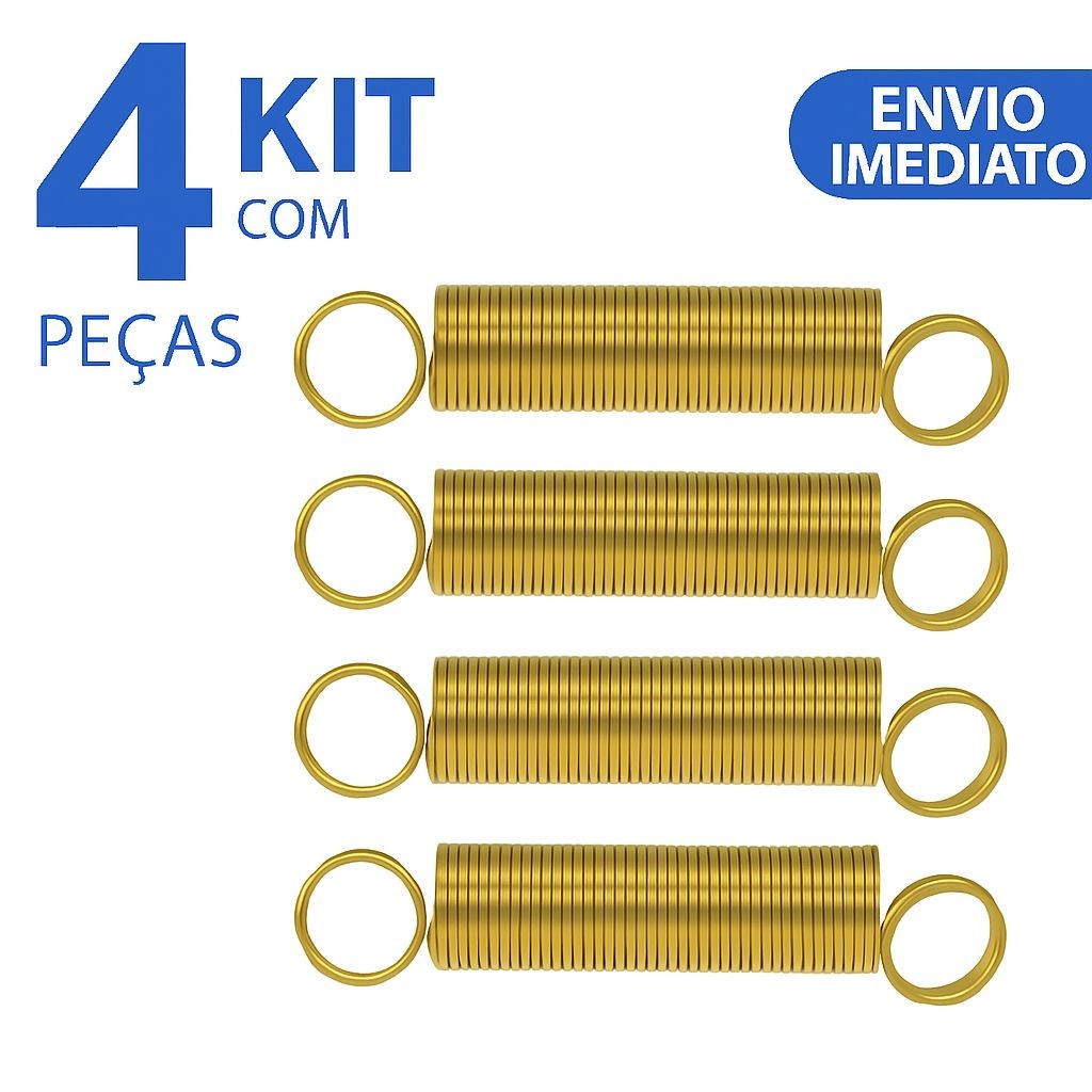 Combo 4 Molas Vara De Suspensão Lavadora Electrolux 6 A 15kg