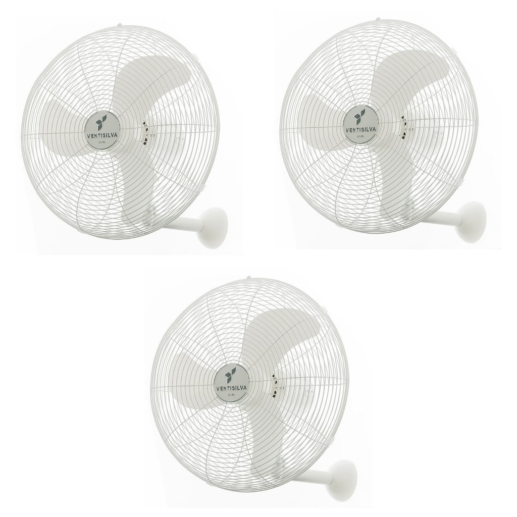 Combo 3 Ventiladores de Parede Ventisilva Bivolt 50cm - Venti50P