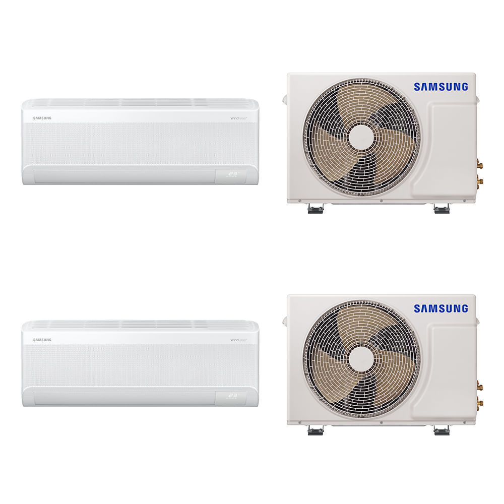 Combo 2 Ar-Condicionado Split Inverter WindFree Bivolt AI 12.000 BTUs Frio