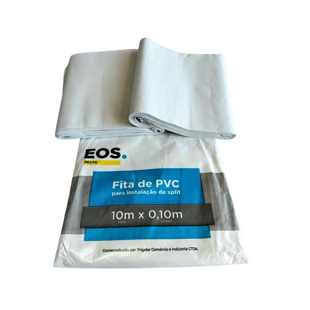 Kit Combo 5 / 10  Fita de PVC Vedação EOS Ar condicionado Refrigeração Isolamento Tabulação Split 10m x 0,10m