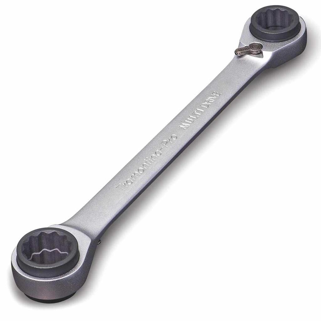 Chave Com Catraca 4 Bocas 13 x 15 x 17 x 19mm (44637/104) - Tramontina Pro,