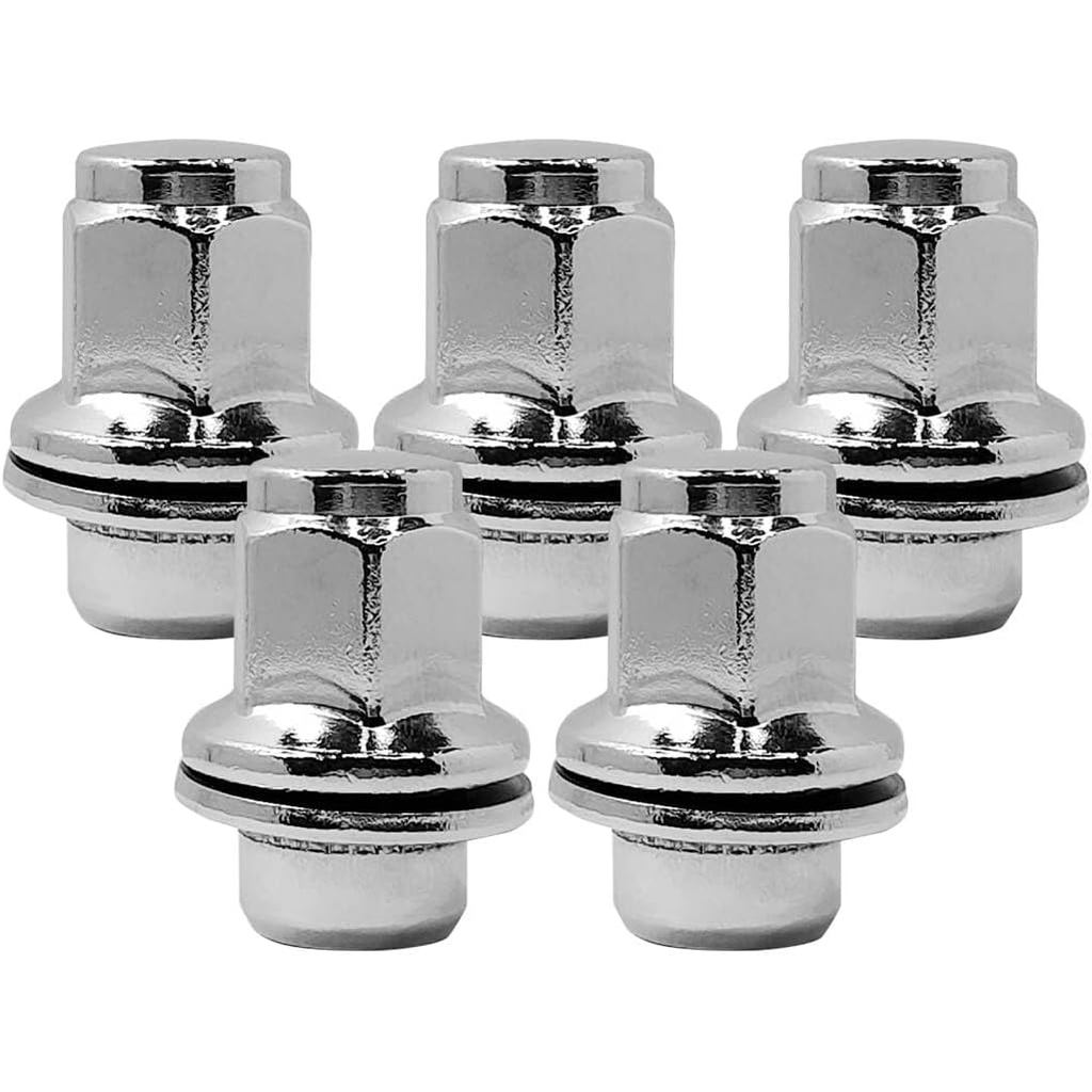Porca de Roda Cromada M14x1.50 Dianteira e Traseira Compatível com Infiniti QX56 2011-2013, QX80 2014-2024, Nissan Armad