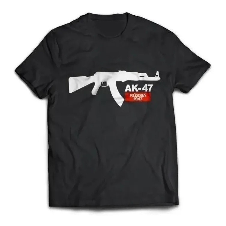 Camisa Camiseta Ak47 Ak-47 Ak 47 Russia 1947 Arma Cod
