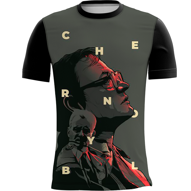 Camiseta Personalizada Chernobil Russia Radioativo 03_x000D_