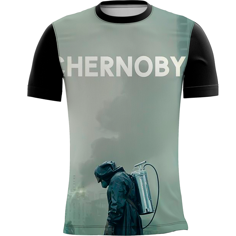 Camiseta Personalizada Chernobil Russia Radioativo 06_x000D_