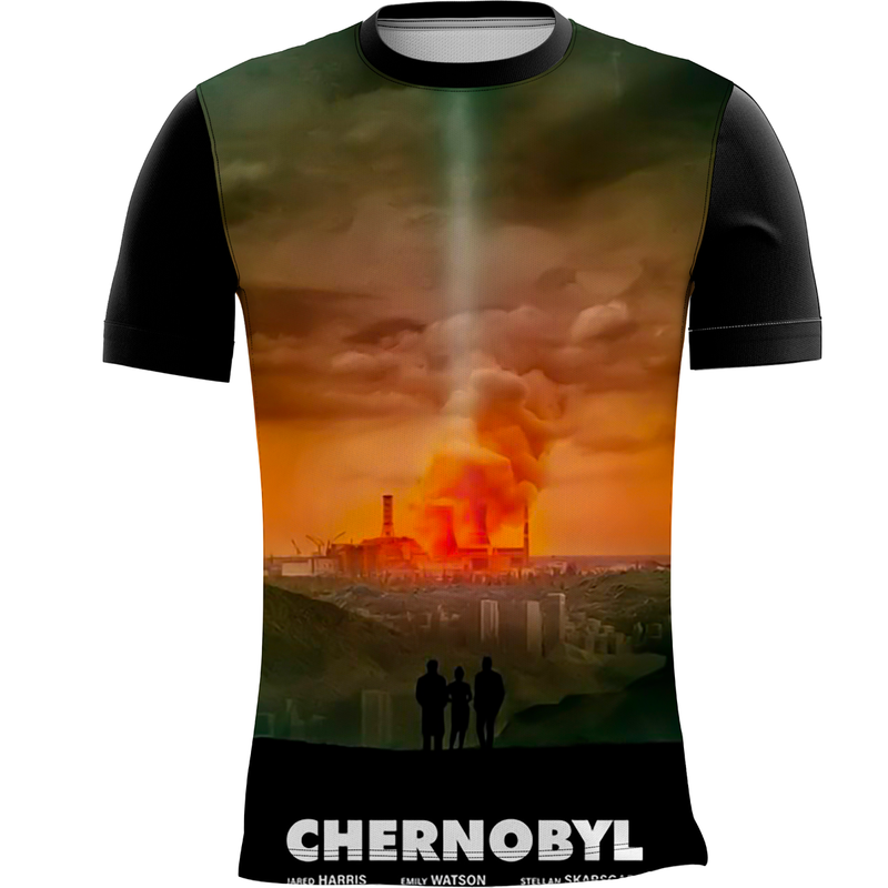 Camiseta Personalizada Chernobil Russia Radioativo 07_x000D_