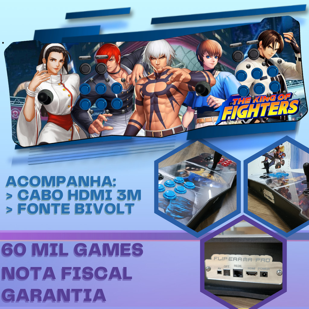 Super Video game Fliperama portatil 60 mil games