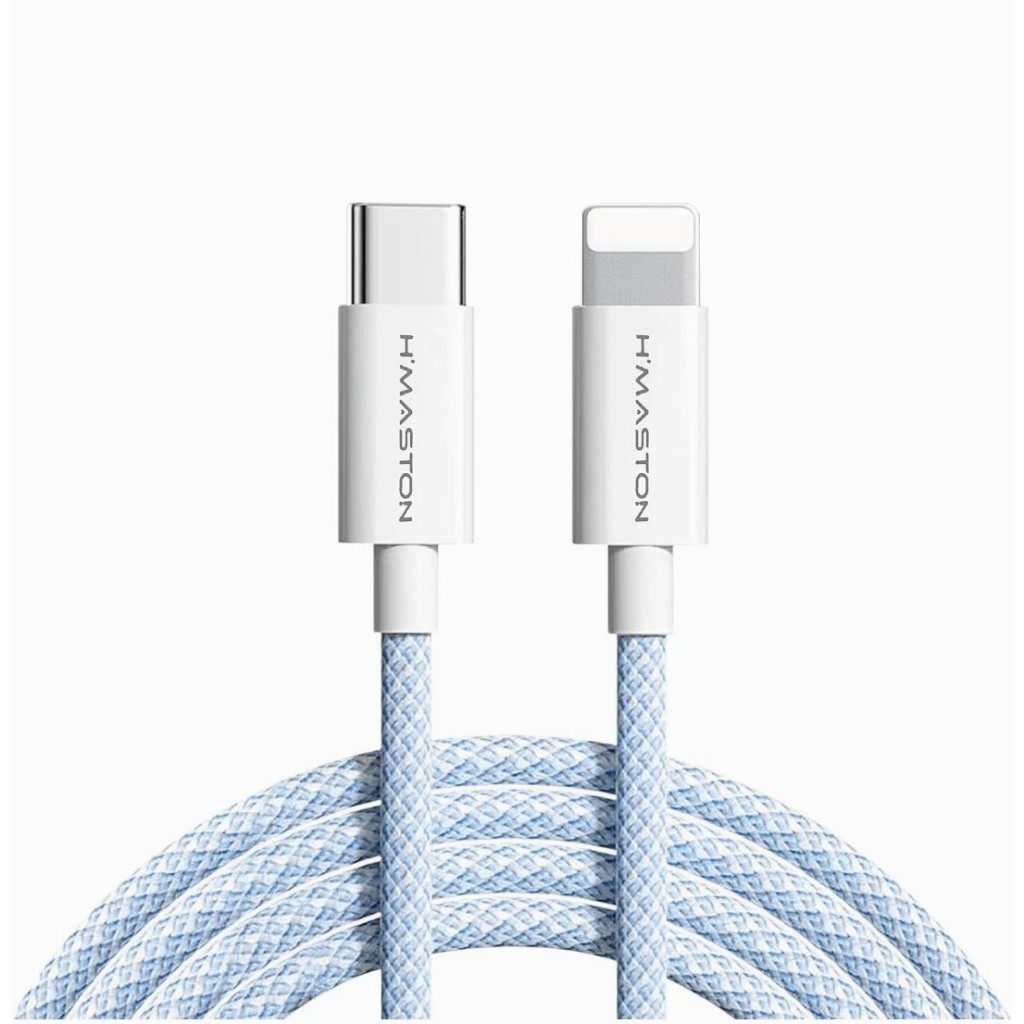 H'Maston HBO6-2 Cabo Carregador USB Tipo-C e Para IOS Compatível Com iPhone Original 27W 1 Metro