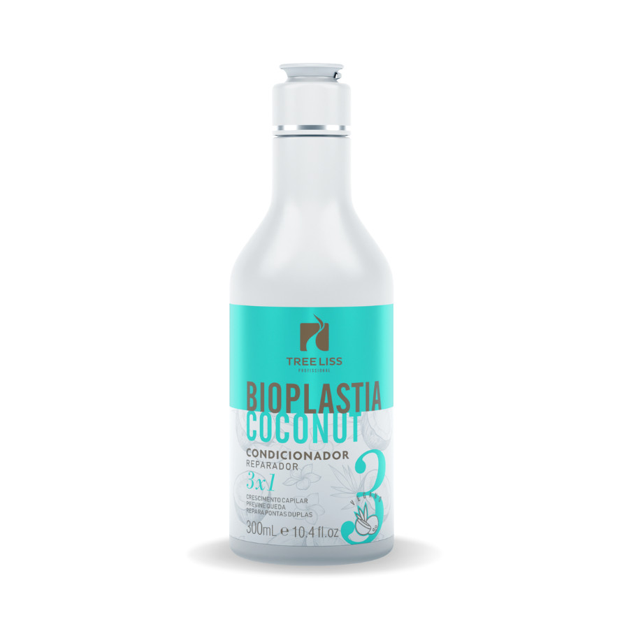 Condicionador antiqueda Bioplastia Coconut vegano Treeliss