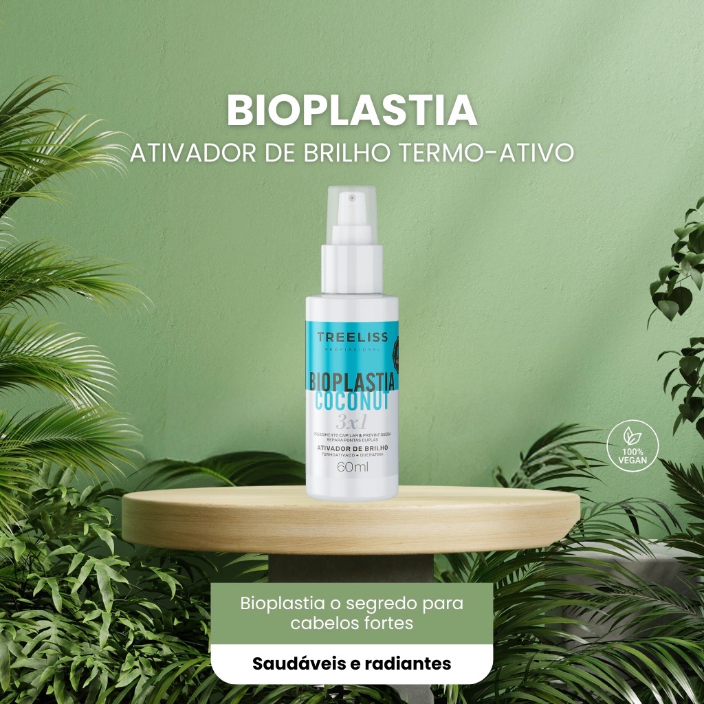 Finalizador Capilar Ativador de Brilho Bioplastia Coconut - 60ml