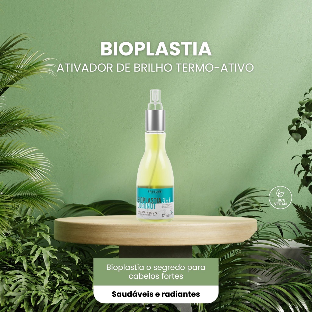 Finalizador Ativador de Brilho Bioplastia Coconut  120ml