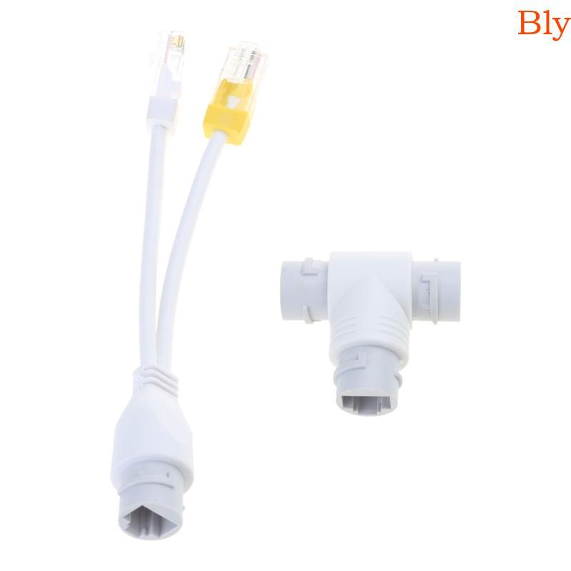 Conector RJ45 Três Vias Bly 2 1 POE Splitter Para Monitoramento