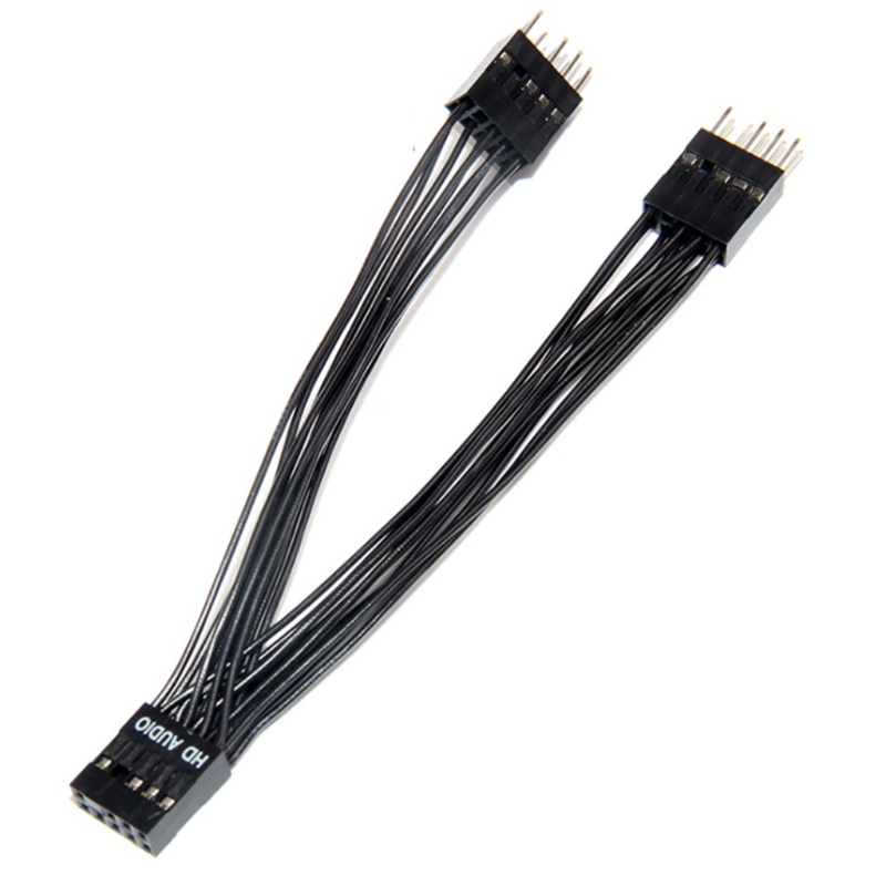 OMG * Y Splitter Cable 9Pin Fêmea Para 2 Machos Cabo De Extensão Da Placa-Mãe Do PC