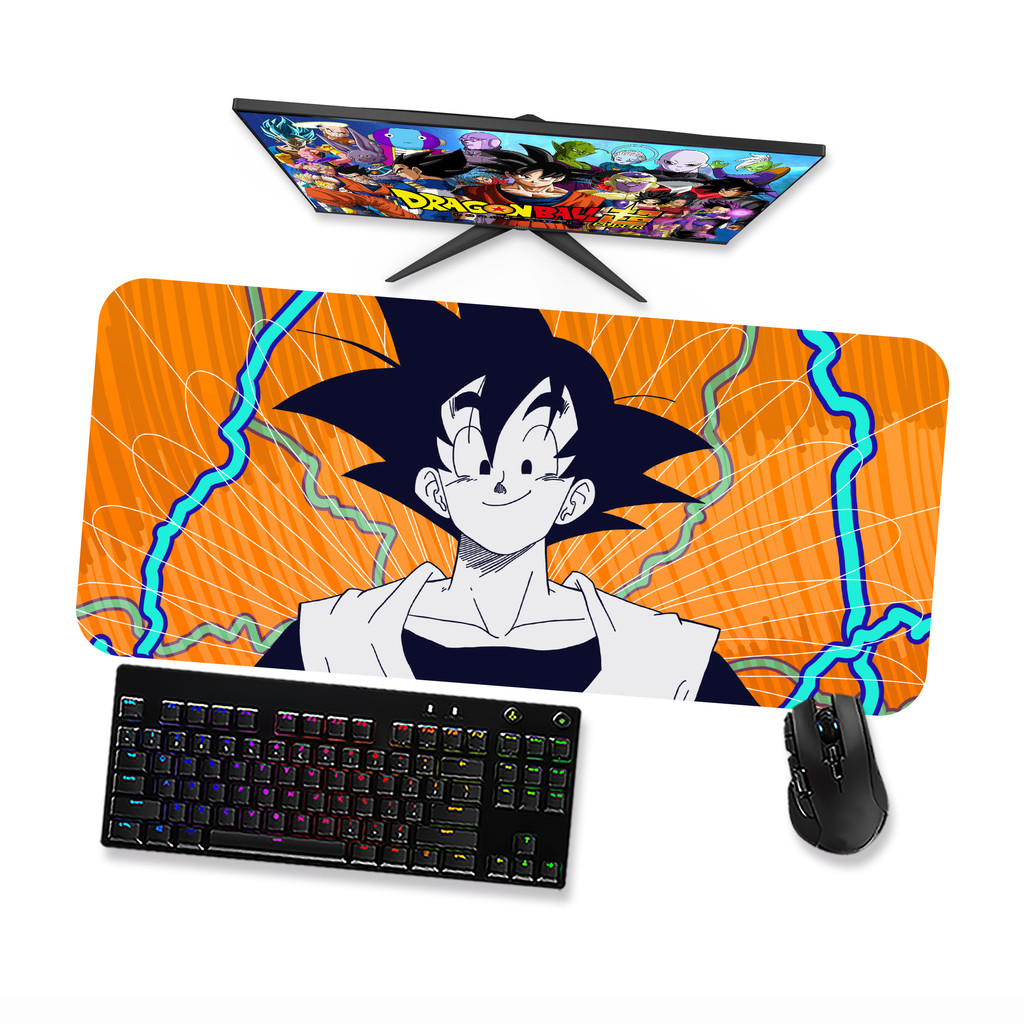 Mouse Pad Gamer Grande Dragon Ball Goku 9 90x40 80x40 60x40 70x30 45x40